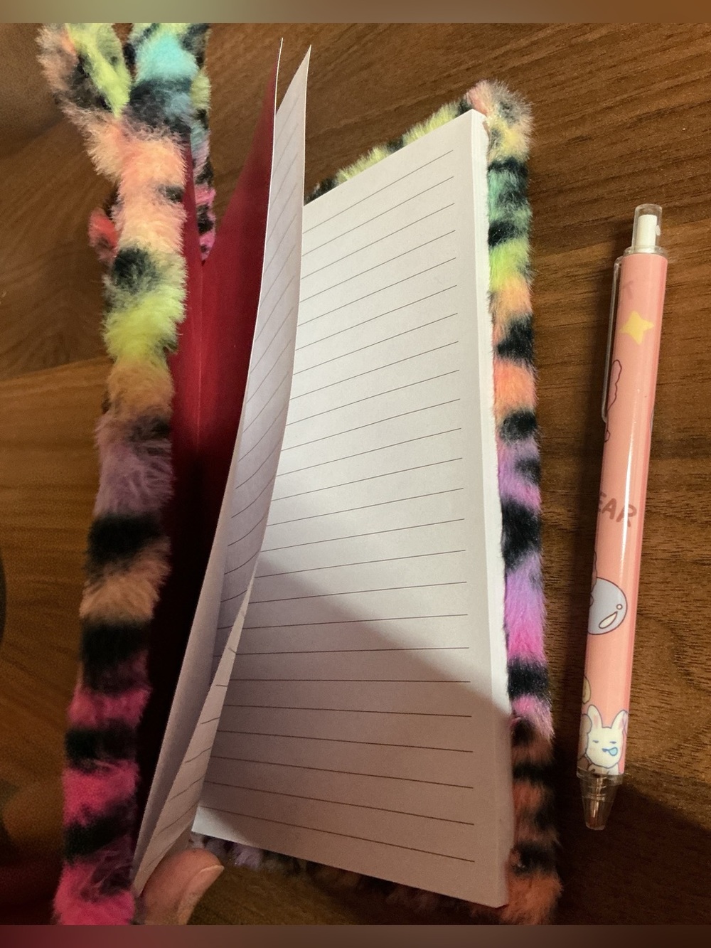 Leopard Multicolor Notebook with Pen - Picture 2 of 2